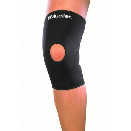 Mueller Open Patella Knee Sleeve, Small, Unisex, Black