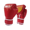 thumbnail image 5 of Vsenkes Boxing Gloves Fighting Gloves Sparring Gloves for Muay Thai Karate Grappling Red for Adults, 5 of 9
