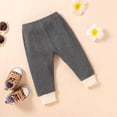 thumbnail image 6 of StylesILove Baby Boys Girls Solid Long Sleeve Henley Top & Pants 2pcs Set Unisex Toddler Ribbed Cotton Outfit (Grey, 6 Months), 6 of 8