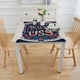 thumbnail image 3 of nygtbtfer Tablecloth, Fitted Table Cover with Elastic for Tables, Rustic Table Cloth Outdoor Indoor Dinning Party Tablecloths White, 3 of 7