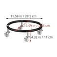 thumbnail image 2 of TABLZONE Gas Cylinder Bracket Stainless Steel Stable Fixation For Propane Tank 1Set, 2 of 8