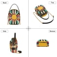 thumbnail image 3 of FORMRS Crossbody Bag for Women Quilted Travel Shoulder Cell Phone Purse with Chain Strap Handbag, Geometric Sun, 3 of 7