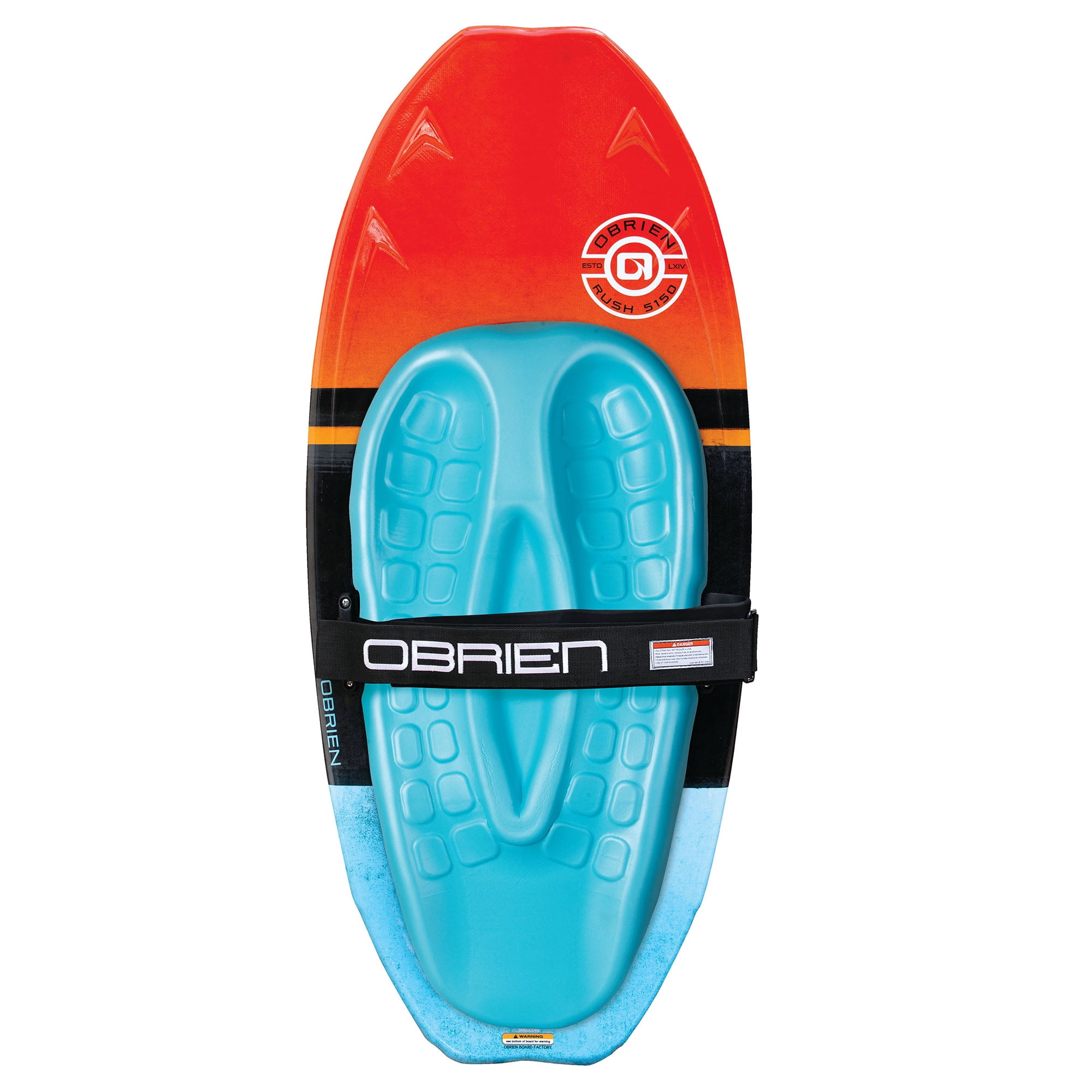O'Brien Rush 51.5" Adult Size Water Kneeboard with Ultra Deep Kneewells