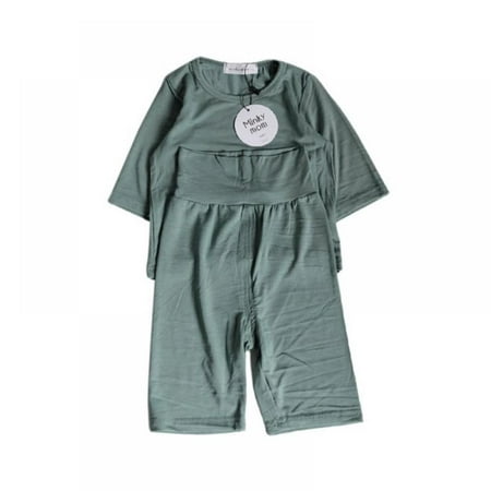 

Bullpiano 1-6 T Boys Girls Pajamas Sets Newborn Baby Sleeper Soft Modal Pajamas for Little Girl Boy Loungewear Sleepwear Outfits Set