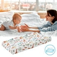 thumbnail image 4 of Diaper Changing Pad Cover Soft Breathable Cotton Nappy Changing Table Sheet Detachable Washable Reusable Baby Changing Mattress Cover for 0-3 Years Old Toddler, 4 of 9