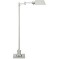 thumbnail image 2 of Regency Hill Industrial Adjustable Swing Arm Pharmacy Floor Lamp with USB Charging Port 54" Tall Brushed Nickel for Living Room, 2 of 9