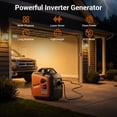 thumbnail image 3 of Efurden 4300W Portable Inverter Generator, Gas Generator for Outdoor Camping and Home Backup Use, Super Quiet Low Oil Shutdown, ECO Mode, 3 of 10