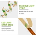 thumbnail image 4 of Tira de luces LED con USB, 5 M, 5V, 3528, 1 metro, 5 metros, blanco cálido, frío, rosa, verde, azul, rojo, SMD, cinta de luz para armario de techo impermeable, 4 of 4