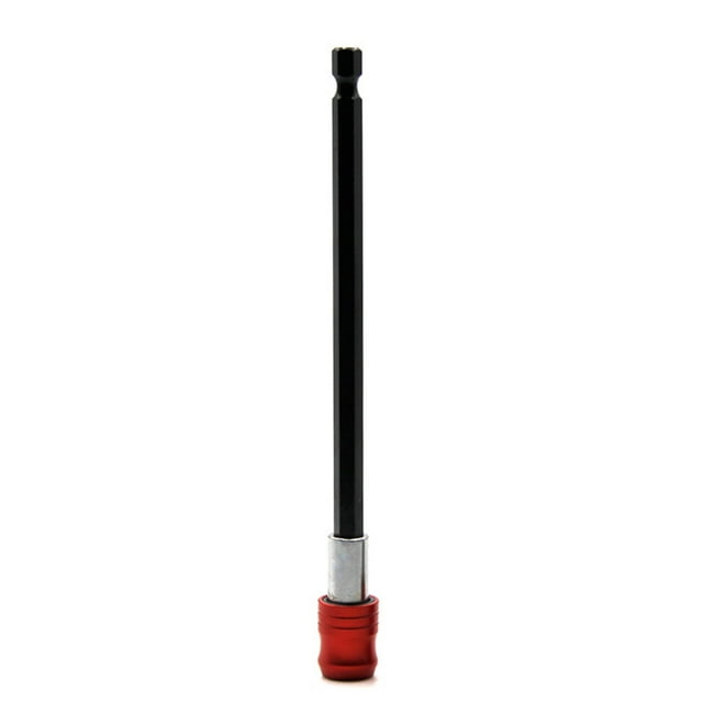Amdohai 60/100/150mm Hexagon Red Pattern Bit Holder Extension Quick Change Screwdriver Batch-head Extension Lever Hand Electric Drill Power-saving Accessories