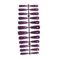 thumbnail image 1 of Seitruly 24 piezas de barniz para uñas postizas, cubierta completa Extra larga, puntas de uñas artificiales, suministros de manicura, accesorios para Arte de uñas morado oscuro Seitruly CE012051-08, 1 of 6