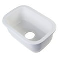 thumbnail image 4 of ALFI brand AB1218 Small Rectangular Fireclay Undermount or Drop In Prep / Bar Sink, 4 of 10
