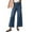 Blue, variant on frariair ​Relaxed Fit Wide Leg Jeans For Women Stretchy High Rise Straight Cut Large Pocket Casual Comfort Denim Pants​ Black
