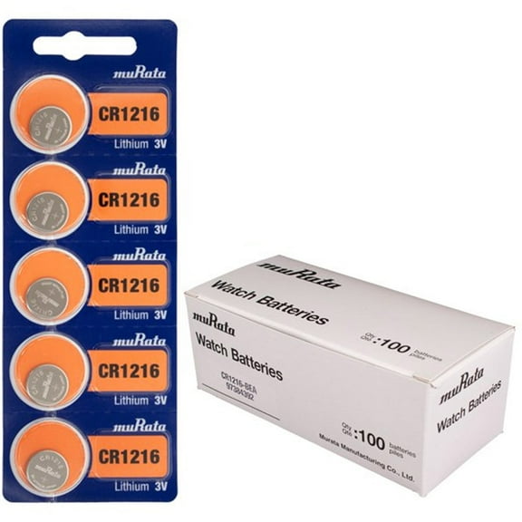 Murata cr1216 replacement for Sony Lithium Battery CR1216 1216 3V 300 Pack