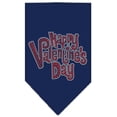 thumbnail image 2 of Pet and Dog Bandana Rhinestone, "Happy Valentines Day", 2 of 2