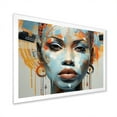 thumbnail image 5 of Designart "Portrait Of The Queen Of Africa" African Tribal Picture Framed Canvas Prints, 5 of 5