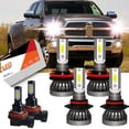 thumbnail image 1 of 6 Pcs Ampoules de Phare DEL H11 9005 + Trousse de Phares Anti-Buée H8/H9 pour Jeep Grand Cherokee 2014 2015 2016, 1 of 14