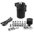 thumbnail image 2 of Black Car Universal 300ml Oil Breathable Can Engine Air Separator With Vent Hole Engine Air Oil Separator, 2 of 5