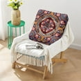 thumbnail image 2 of Meditation Pillow with Paisley Design, Boho Square Floor Pillow for Yoga and Relaxation 22 x 22, 2 of 7