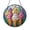 Acrylic 3.5 Inch, variant on Ice Cream Stained Glass Suncatcher Window Hanging Decor, Colorful Ice Cream Cones Art Glass Panel with Sweet Dessert Design, Candy Color Decorative Window Ornament for Kitchen Home Gift