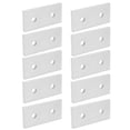 thumbnail image 1 of 10Pcs 2 Hole Joining Plate Aluminum Flat Connecting Reinforcement Plate for Vertical Connection in Construction Frame Structure, 1 of 7