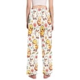 thumbnail image 3 of Dailycode Women's Pajama Pants Wide Leg Lounge Pj Bottoms With Pockets Little Cute Duck, 3 of 7