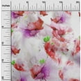 thumbnail image 1 of oneOone Polyester Lycra Fabric Flower Watercolor Printed Fabric 1 Yard 56 Inches Wide, 1 of 4