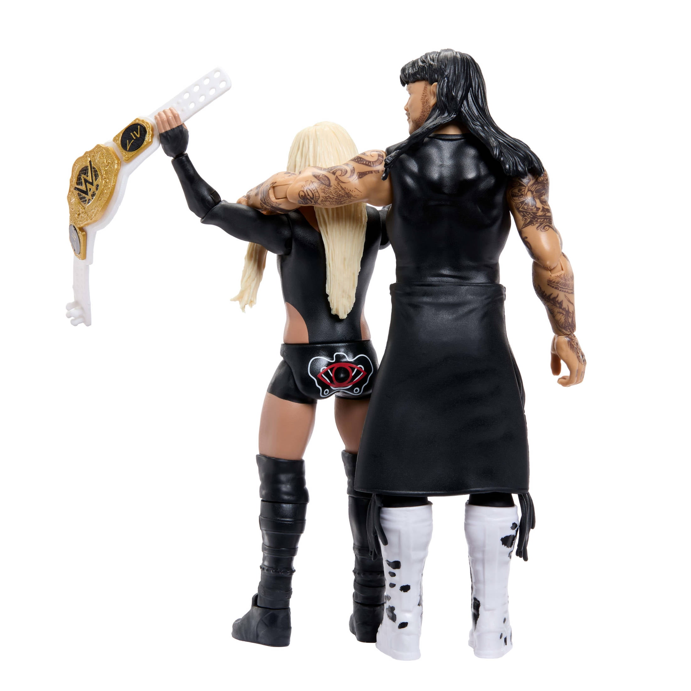 WWE Main Event Showdown "Dirty" Dominik Mysterio & Liv Morgan Action Figures Set, Series #25, 6-inch