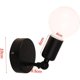 thumbnail image 5 of 2pcs Noir (sans Ampoule) Apliques Murale En Mtal E27 Lampe Direction Rglable Luminaire Intrieur Design Industriel Simple Pour Chambre Corridor Por, 5 of 5