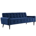 thumbnail image 4 of Modway Delve Performance Velvet Sofa in Maroon, 4 of 48
