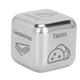 thumbnail image 1 of Dinner Dice Stainless Steel Small Food Decision Dice Decider for Valentine Day Wedding Anniversary, 1 of 5