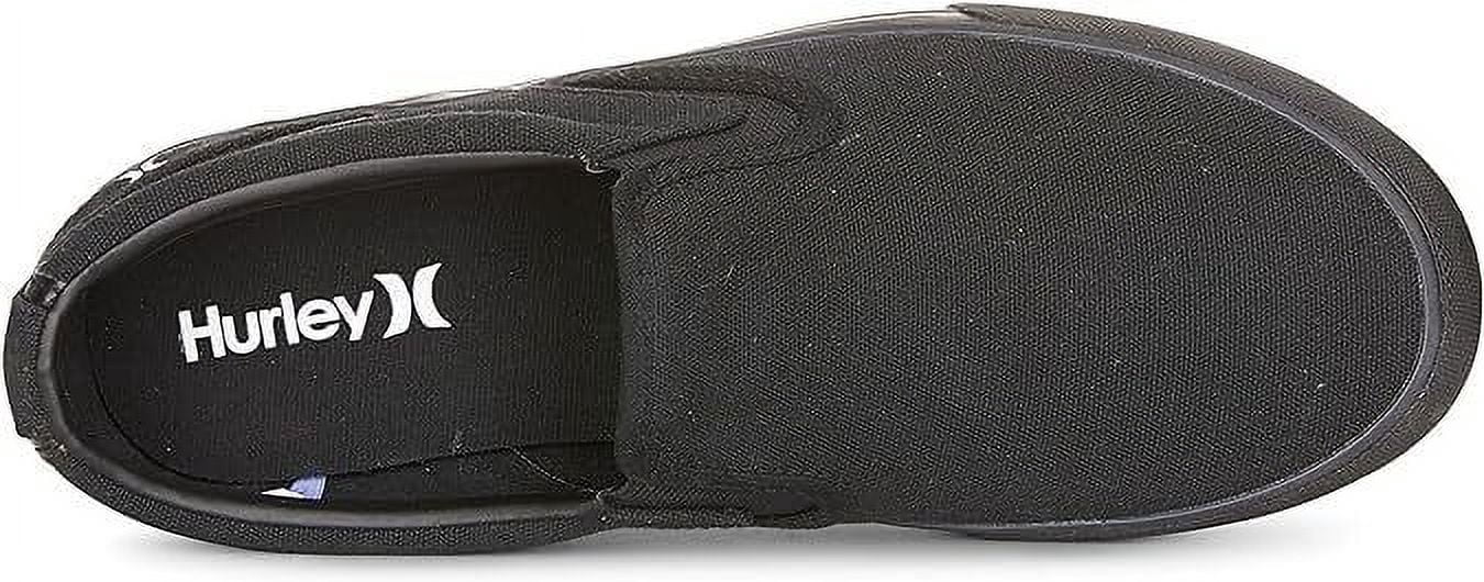 Hurley Jordan Men\'s size 10 black canvas slip-ons Hurley Surf Woven Black Slip On Vintage Shoes Dia De Los  main image 3
