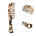 thumbnail image 2 of Unique Bargains 1 Pc Long Handle Hair Comb White Acetate Sheet, 2 of 5