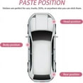 thumbnail image 4 of Triani 3Pcs Funny Car Band Aid Sticker for Car Damage Large Bandage Vinyl Decal Automotive Bumper Stickers Universal Fit for Car Truck SUV Boat(Pink), 4 of 7