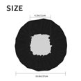 thumbnail image 6 of Kll Black Pattern Shower Cap & Bath Cap For Women,Reversible Oversized Waterproof Shower Caps For All Hair Lengths,Elastic Reusable Bathing Hair Cap, 6 of 9