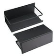 thumbnail image 3 of Estante magnético para especias, estante de almacenamiento para refrigerador, estantes de almacenamiento de cocina multifunción, color negro, 2 uds., 3 of 10