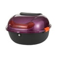 thumbnail image 3 of Motoricleta Box de troncal Case de carcasas de motocicleta Easy Transporte y caja de almacenamiento segura Bacera de motocicleta Caja de equipaje Morado brillante, 3 of 8