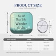 thumbnail image 3 of Wukai Not All Those Who Wander Are Lost1 Car Front Windshield Sun Shade,Sun Visor Shield Block Automotive Interior Protector Blocks UV Rays-Small, 3 of 6