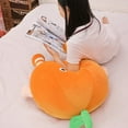 thumbnail image 6 of Orange Doll Plush Toy Happy Fruit Plush Pillow Soft Stuffed Food Plushie Kids Gift, 6 of 17