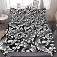 thumbnail image 1 of HAHDAXIA Vintage Flower Pattern Bedding Solid Comforter Set for All Seasons,3 Pieces(1 Comforter+2 Pillowcases),Soft Microfiber Bedding Set Twin(86"x70"), 1 of 7