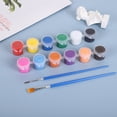 thumbnail image 5 of Kids Acrylic Paint Set 12 Colors, Mini Washable Paint Strips - Craft Paint for Easter Eggs, Art Projects, Birthday & Classroom Party Favors for Kids & Adults, 5 of 9