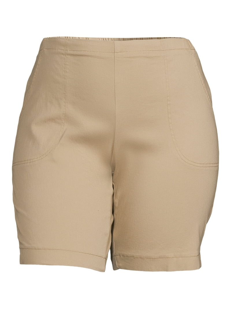 JMS Just My Size by Hanes Women's Plus Size Pull On Shorts with