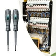 thumbnail image 6 of Electric Pen Cross Flat Screwdriver Handheld Non Contact Zero/Live Wire Determination Digital Electrical Screwdriver Tester Voltage Tester, 6 of 10
