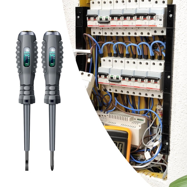 Destornillador plano cruzado eléctrico shamjiam probador de voltaje Detector de voltaje
