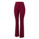 thumbnail image 4 of Pantalones de yoga acampanados con cintura alta elástica para mujer - Tejido acanalado, poliéster, largo completo, informal/deportivo - XS-XL, 4 of 8