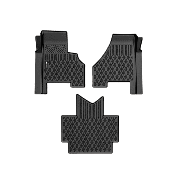 Nilight All Weather TPE Floor Mats for Freightliner Cascadia 2018–2023 Custom Fit Heavy Duty Floor Liners