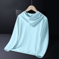 thumbnail image 5 of Fancifize Teens Girls Boys UPF 50+ Rash Guard Hoodie Jackets Kids UV Sun Protection Coat for Outdoor Camping Hiking 7-17 Years, 5 of 8