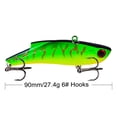 thumbnail image 4 of Rattlin VIB Cebo Pesca Micro Crankbait Señuelos para Lubina Trucha Dulce, 4 of 5