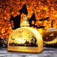 thumbnail image 1 of Luz de calabaza de Halloween Decoración de Halloween Escritorio colgante Adorno decorativo Lámpara de noche Luz nocturna para sala de estar Festivales , estilo b Macarena Calabaza De Luces De Halloween, 1 of 8