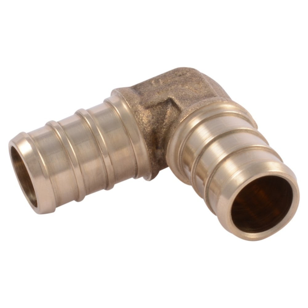 VENTRAL 1/2 Inch 90 Degree Elbow PEX Fittings Crimp Lead Free Brass for PEX Pipe 