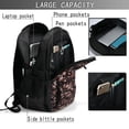 thumbnail image 4 of Balery Coffee Bean Print USB Charging Backpack for Men and Women - Water-Resistant, Anti-Theft Laptop Backpack with USB Port for Travel, Work, School, and College, 4 of 7
